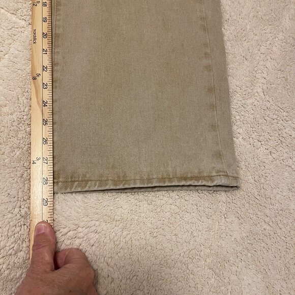 Shein Womens Medium Beige Wide-Leg Jeans Cotton Blend Relaxed Fit - Picture 7 of 16